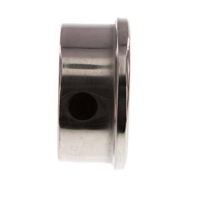 1..3 Bar Glycerine Manometer RVS/Messing 63 mm Klasse 1.6 Onderaansluiting