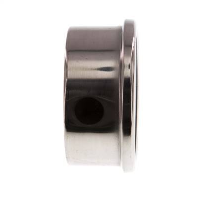 1..5 Bar Glycerine Manometer RVS/Messing 63 mm Klasse 1.6 Onderaansluiting