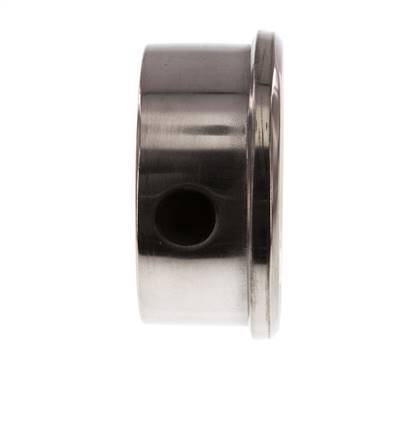 1..9 Bar Glycerine Manometer RVS/Messing 63 mm Klasse 1.6 Onderaansluiting