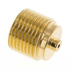 G1/2'' (M) x G1/4'' (F) Messing Adapter voor Manometer - 15mm [5 Stuks]