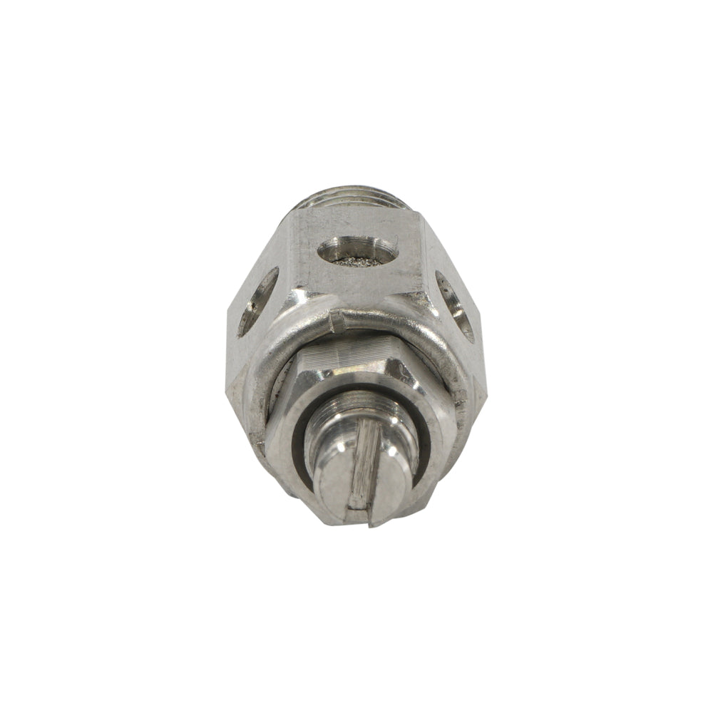 1/2" NPT RVS smoorklep met geluiddemper [50 stuks]