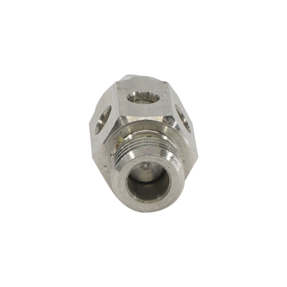 3/8" NPT RVS smoorklep met geluiddemper [50 stuks]