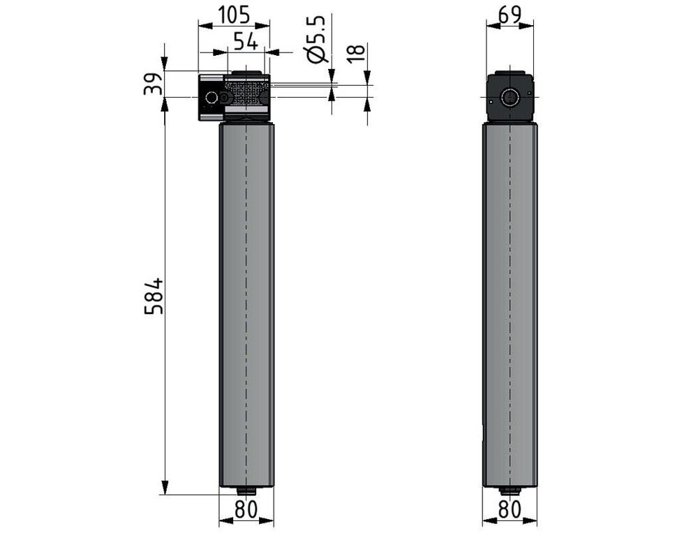 Membraandroger 1/2'' 1100l/min Mutifix
