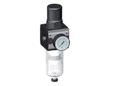 Filter-Regulator G3/4'' 6700l/min 0.5-16.0bar/7-232psi Semi-Auto Beschermende Kooi Polycarbonaat Multifix 2