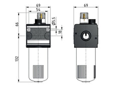 Smeermiddel G1/2'' Metalen Multifix 2