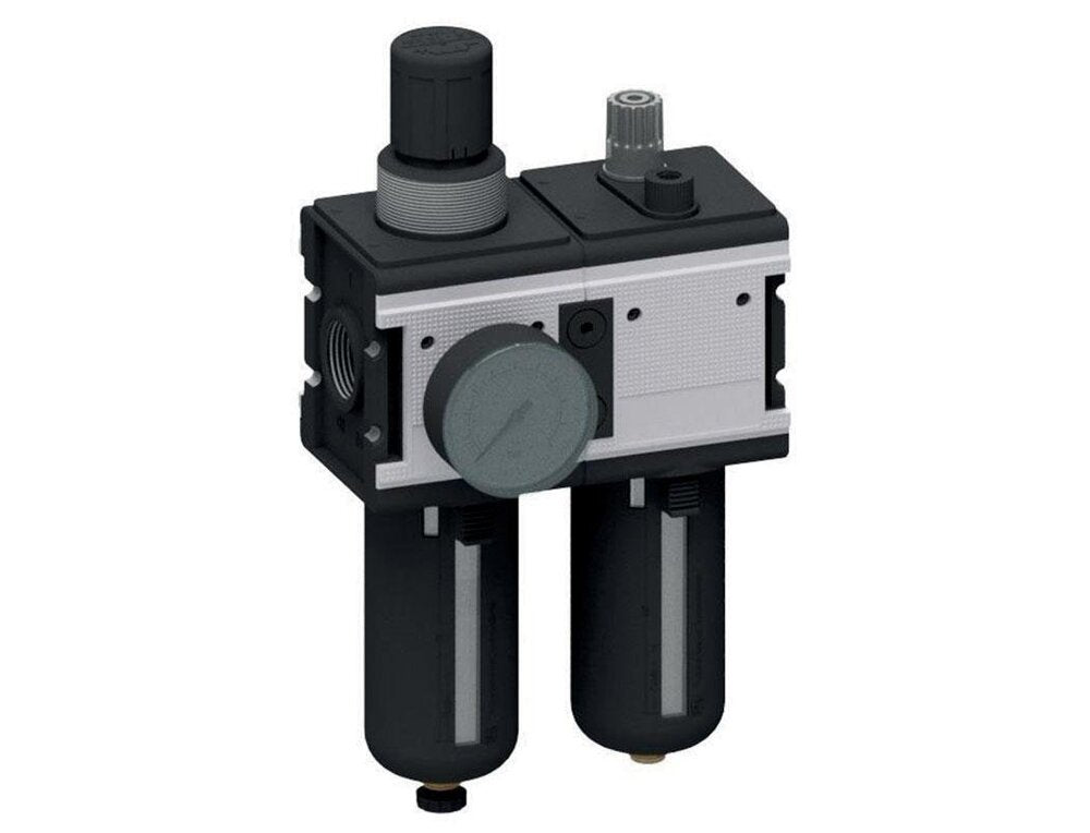 FRL 2-Part G3/4'' 12000 l/min 0.1-3.0bar/1-44psi Semi-Auto Metal Multifix 4