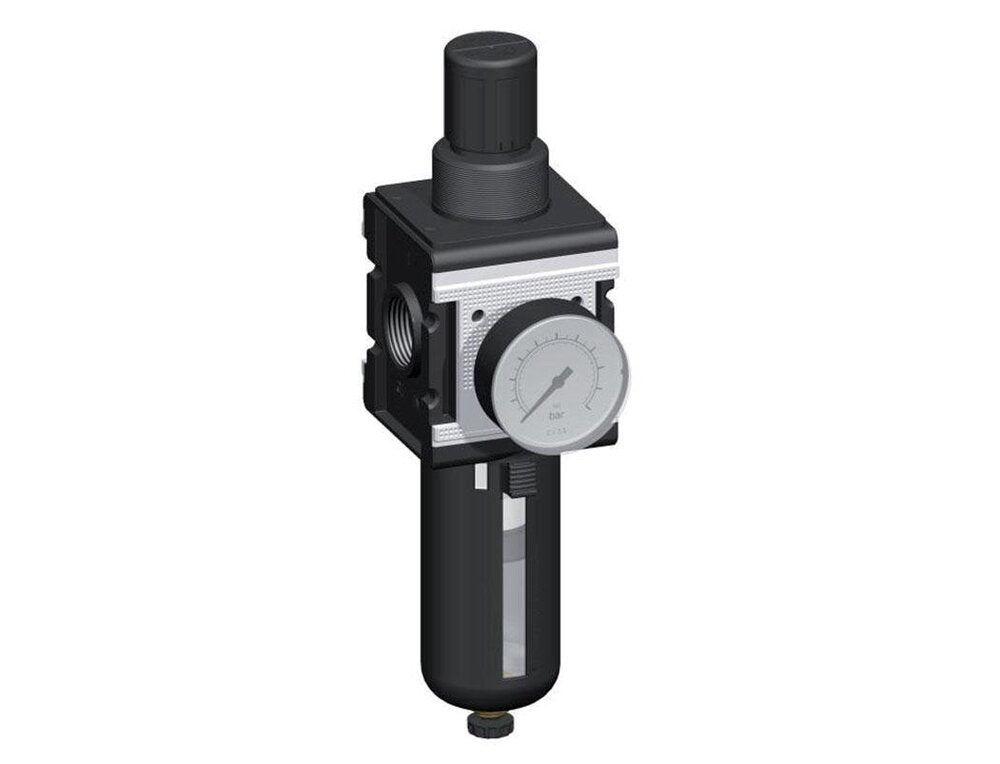 Filter-Regulator G1'' 12000 l/min 0.5-16.0bar/7-232psi Auto Polycarbonate Multifix 4