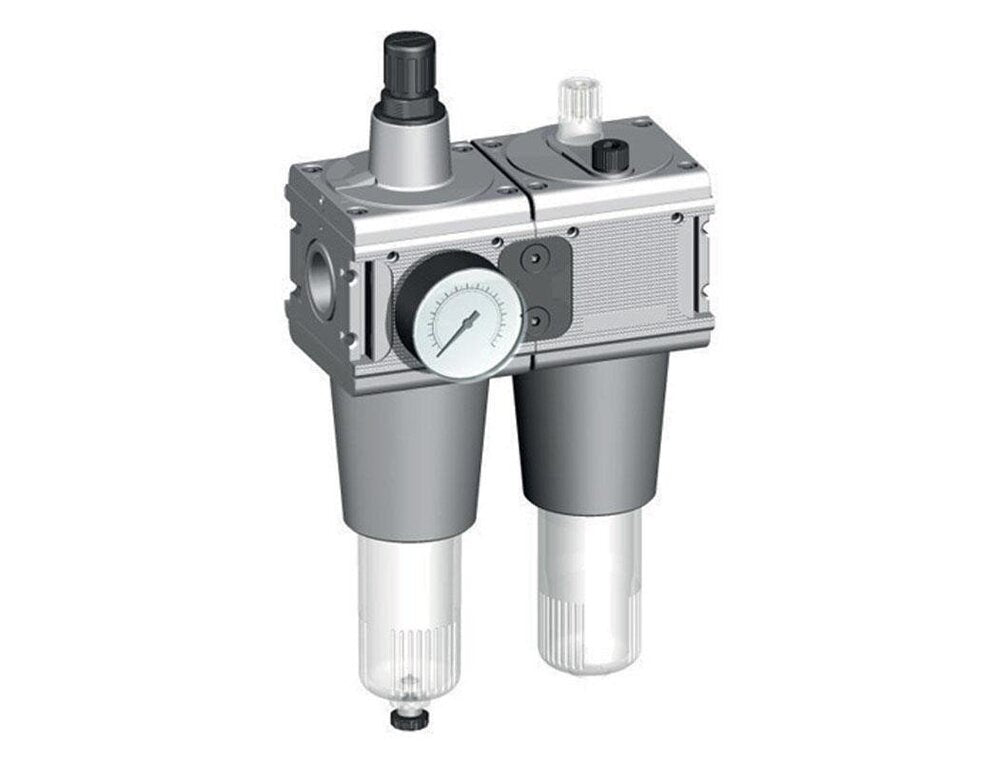 FRL 2-Delig G3/4'' 13500l/min 0.5-16.0bar/7-232psi Semi-Automatische Beschermkooi Polycarbonaat Multifix 5