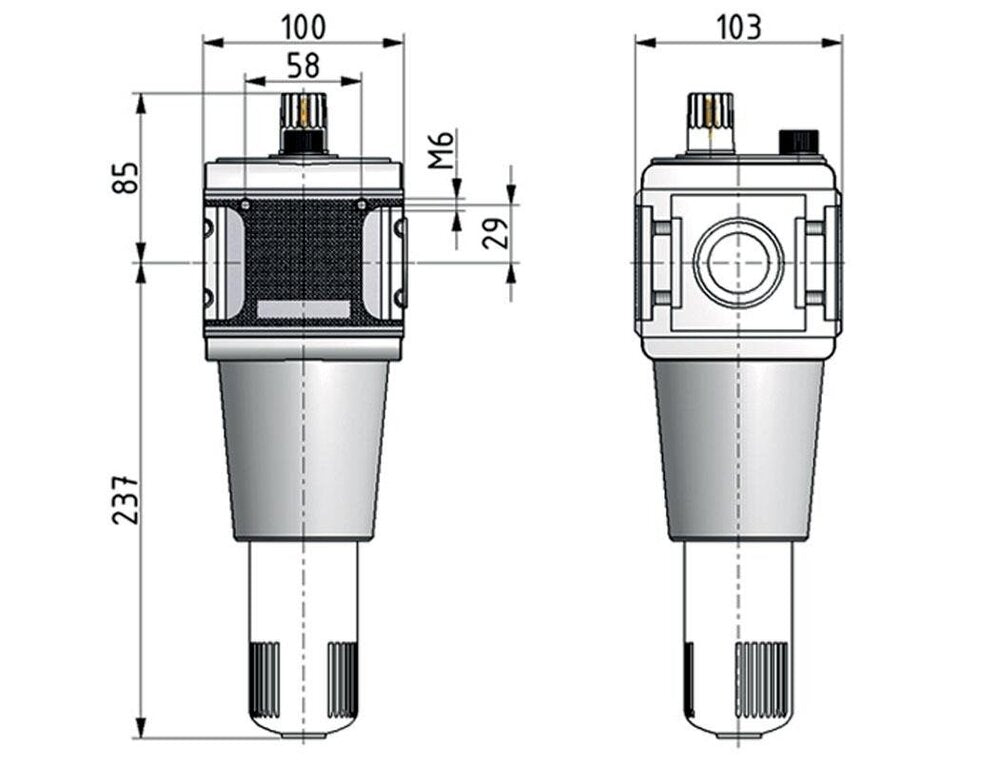 Smeertoestel G3/4'' Multifix 5