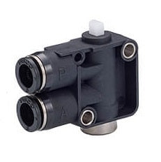 4mm Normaal Gesloten 2-Weg Mechanische Klep met Pin