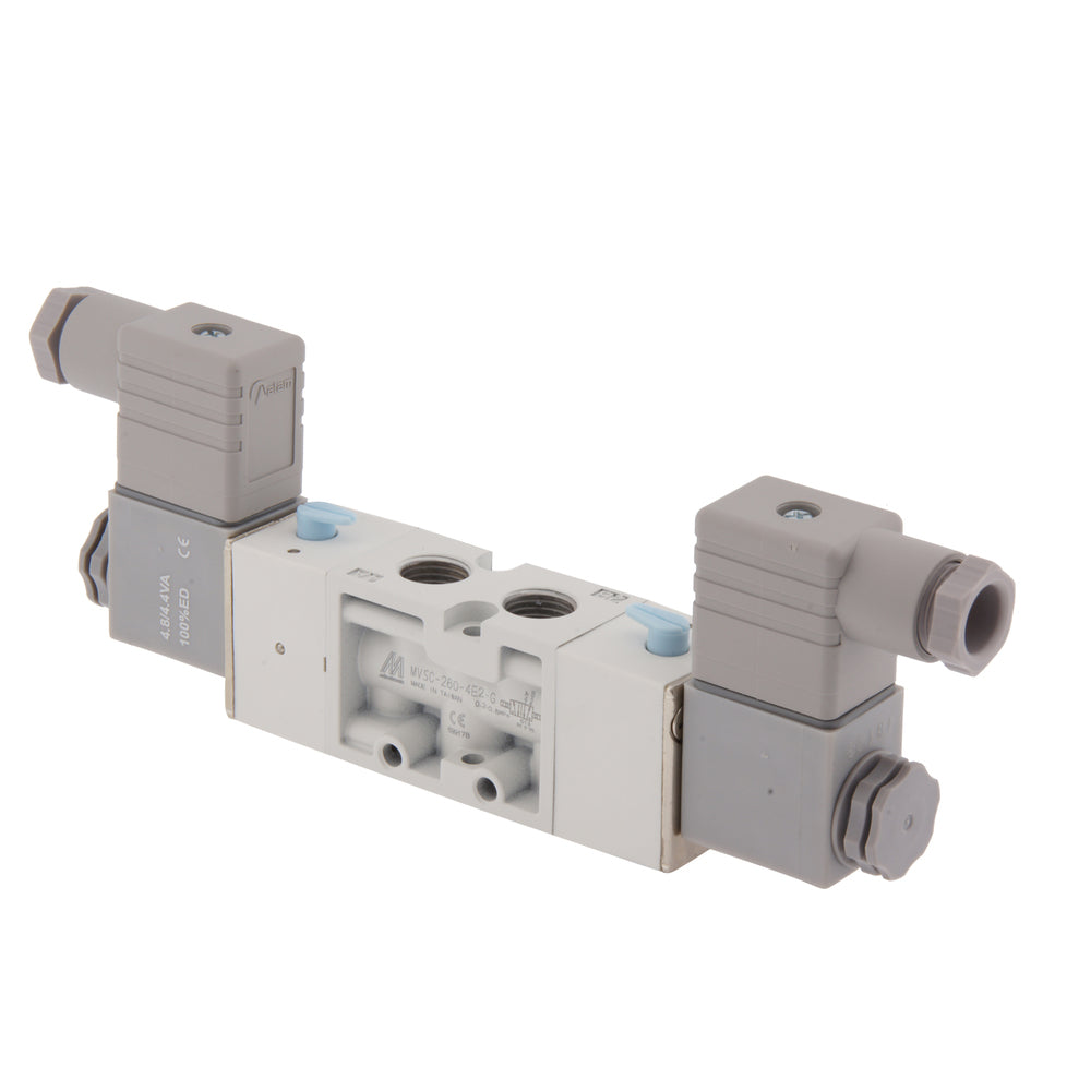 G1/8'' 24V DC 5/2-Way Bi-stabiel Magneetventiel 2-8bar MVSC