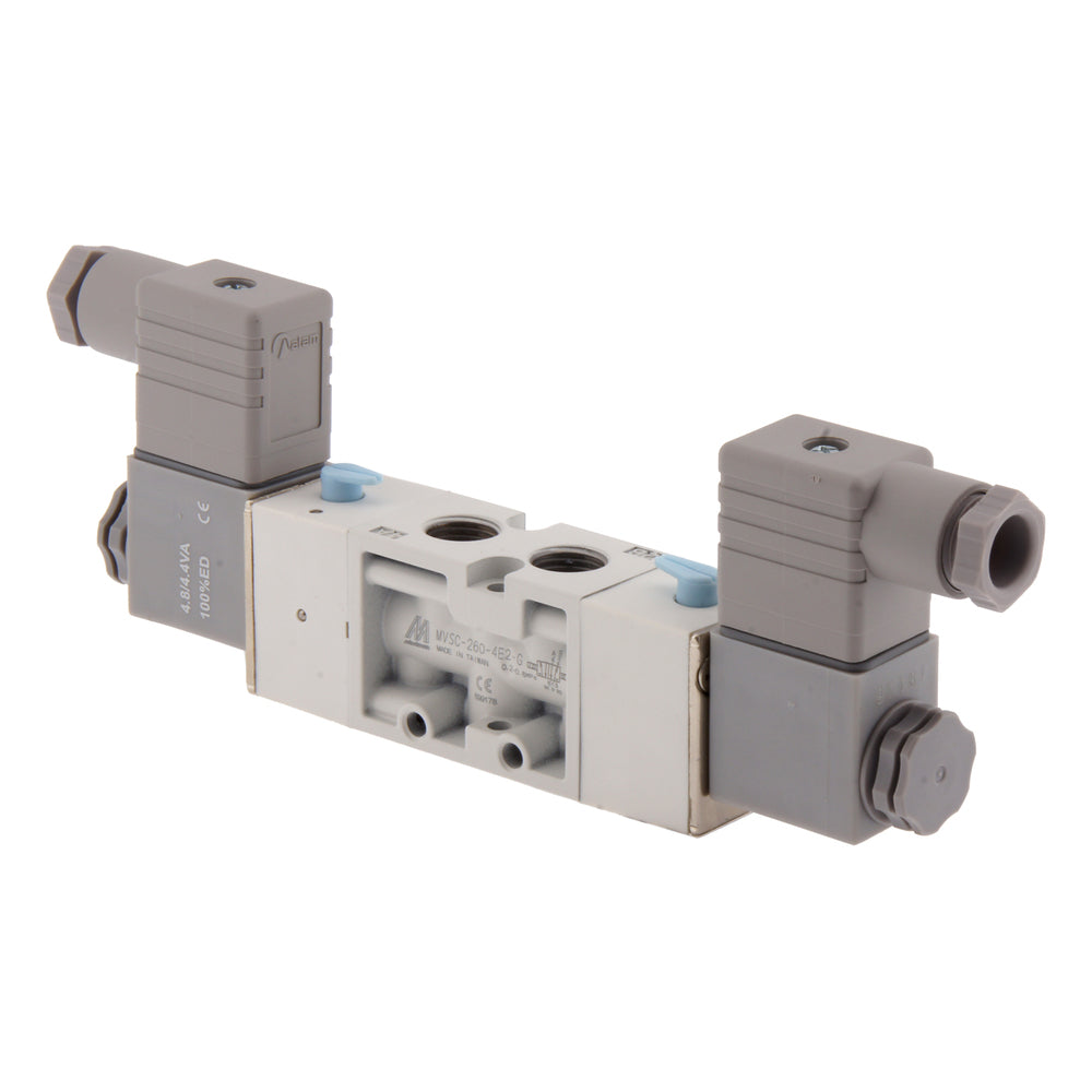 G1/8'' 24V DC 5/2-Way Bi-stabiel Magneetventiel 2-8bar MVSC