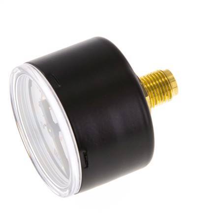 1..0 Bar Manometer Achteraansluiting Staal/Messing 40 mm Klasse 1.6