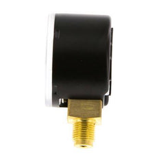 '-1..0 Bar Manometer Onderaansluiting Staal/Messing 40 mm Klasse 1.6