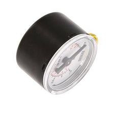 '-1..0 Bar Manometer Onderaansluiting Staal/Messing 40 mm Klasse 1.6