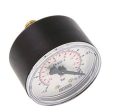 1..0 Bar Manometer Achteraansluiting Kunststof/Messing 50 mm Klasse 2.5