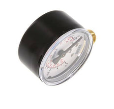 '-1..0 Bar Manometer Onderaansluiting Staal/Messing 50 mm Klasse 1.6