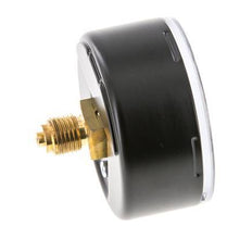 -1..0 Bar (-15..0 psi) Pressure Gauge Rear Steel/Brass 63 mm Class 1.6