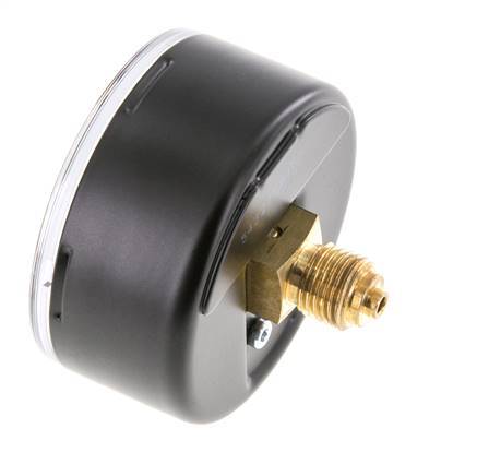 -1..0 Bar (-15..0 psi) Pressure Gauge Rear Steel/Brass 63 mm Class 1.6