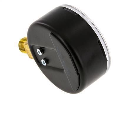 '-1..1.5 Bar Manometer Onderaansluiting Staal/Messing 63 mm Klasse 1.6