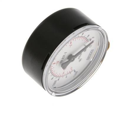 '-1.2..0 Bar Manometer Onderaansluiting Staal/Messing 63 mm Klasse 1.6