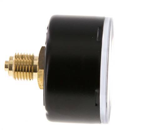 0..0.6 Bar Manometer Achteraansluiting Staal/Messing 50 mm Klasse 1.6