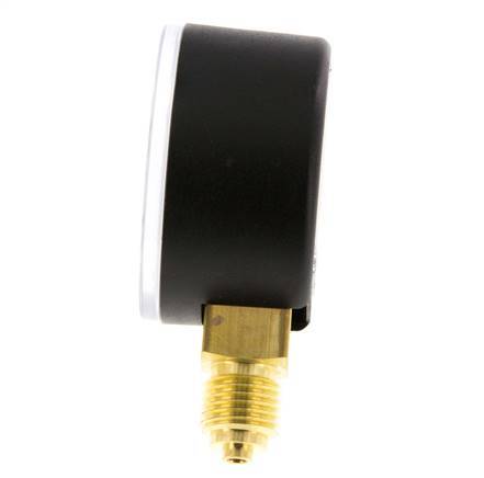 0..100 Bar (0..1450 psi) Pressure Gauge Below Plastic/Brass 50 mm Class 2.5