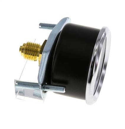 0...100 Bar (0...1450 psi) Paneelmontage Manometer Staal/Brons 50 mm Klasse 2.5 (Beugel)