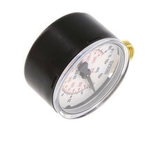 0..100 Bar Manometer Onderaansluiting Staal/Messing 50 mm Klasse 1.6