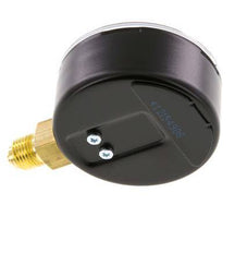 0..100 Bar Manometer Onderaansluiting Staal/Messing 63 mm Klasse 1.6