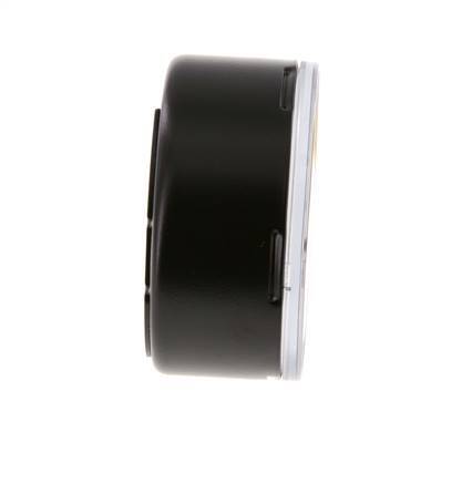 0..100 Bar Manometer Onderaansluiting Staal/Messing 63 mm Klasse 1.6