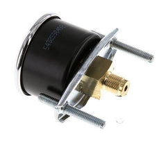 0..10 Bar (0..145 psi) Panel Mount Pressure Gauge Steel/Brass 40 mm Class 2.5 (Bracket)