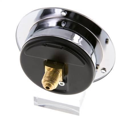 0..10 Bar (0..145 psi) Panel Mount Pressure Gauge Steel/Brass 63 mm Class 2.5 (Front Panel)