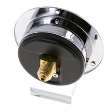 0..10 Bar (0..145 psi) Panel Mount Pressure Gauge Steel/Brass 63 mm Class 2.5 (Front Panel)