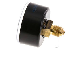 0..1 Bar (0..15 psi) Pressure Gauge Rear Plastic/Brass 50 mm Class 2.5