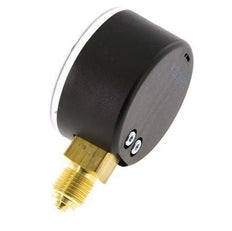 0..160 Bar Manometer Onderaansluiting Kunststof/Messing 50 mm Klasse 2.5