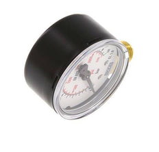 0..160 Bar Manometer Onderaansluiting Staal/Messing 50 mm Klasse 1.6
