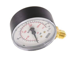 0..160 Bar Manometer Onderaansluiting Kunststof/Messing 63 mm Klasse 2.5