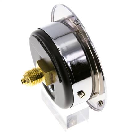 0..160 Bar (0..2321 psi) Panel Mount Pressure Gauge Steel/Brass 63 mm Class 2.5 (Front Panel)