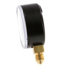 0..1 Bar (0..15 psi) Pressure Gauge Below Steel/Brass 63 mm Class 1.6