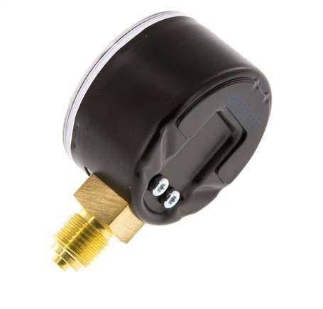 0..16 Bar (0..232 psi) Pressure Gauge Below Steel/Brass 50 mm Class 1.6
