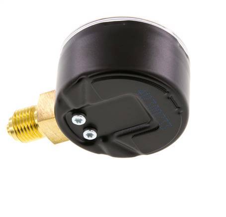 0..16 Bar (0..232 psi) Pressure Gauge Below Steel/Brass 50 mm Class 1.6