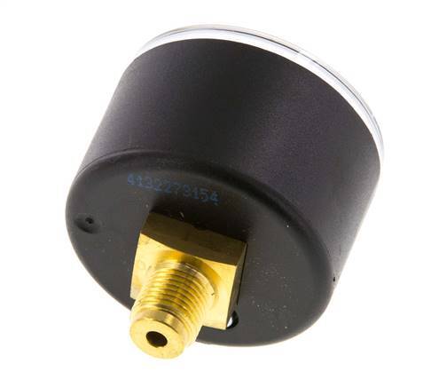 0..1.6 Bar Manometer Achteraansluiting Kunststof/Messing 40 mm Klasse 2.5