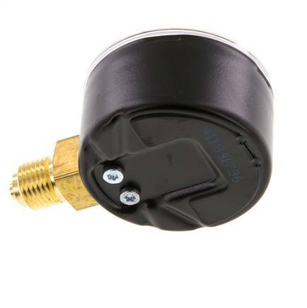 0..1.6 Bar Manometer Onderaansluiting Staal/Messing 50 mm Klasse 1.6