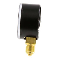 0..25 Bar (0..363 psi) Pressure Gauge Below Steel/Brass 50 mm Class 1.6