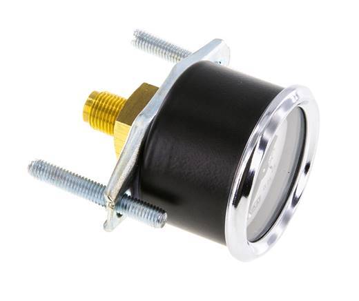 0...2.5 Bar (0..36 psi) Paneelmontage Manometer Staal/Brons 40 mm Klasse 2.5 (Beugel)