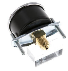 0...2.5 Bar (0..36 psi) Paneelmontage Manometer Staal/Brons 50 mm Klasse 2.5 (Beugel)