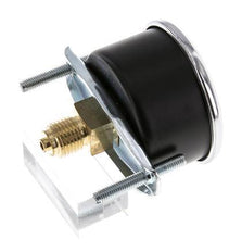 0...2.5 Bar (0..36 psi) Paneelmontage Manometer Staal/Brons 50 mm Klasse 2.5 (Beugel)