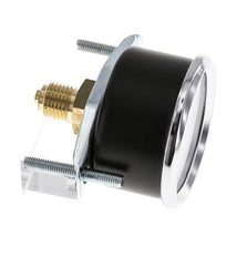 0...2.5 Bar (0..36 psi) Paneelmontage Manometer Staal/Brons 50 mm Klasse 2.5 (Beugel)