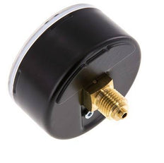 0..2.5 Bar (0..36 psi) Pressure Gauge Rear Steel/Brass 63 mm Class 1.6